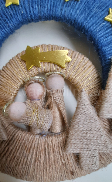 Věnec vánoční - Svatá rodina